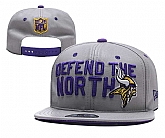 Minnesota Vikings Team Logo Adjustable Hat YD (1),baseball caps,new era cap wholesale,wholesale hats